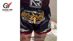 Quần Muay Thái Another Boxer Chính Hãng Muay Thai Short Chất Liệu Satin Cao Cấp(QT-063)