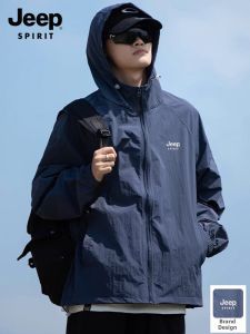 JEEP SPIRIT | Sun Protection Mens Jacket Light and Breathable
