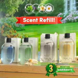 POWERPH 50ml Refill Aromatherapy Fragrance Aroma Essential Oil Ultrasonic Diffuser Compatible Natural Calm Relaxing Scent for Home Office Bedroom Air Freshening