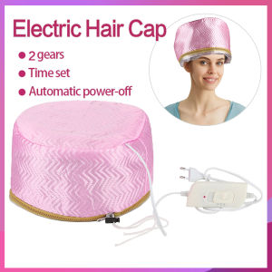 Romyse 2 Modes Adjustable Hair Steamer Cap Electric Hair Heating Cap Thermal Treatment Hat SPA Nourishing Hair Styling Care Tool