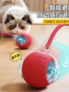 Automatic Interactive Cat Toy Smart Self Entertaining Noise Making Plastic Rod Electric Motor Driven Cat Teaser Wear Resistant