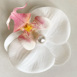 Beach Vacation Atmosphere Simulated Orchid Hair Clip