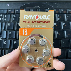 1 Vỉ Pin Máy Trợ Thính A13 PR48 AG5 13 Rayovac chính hãng - Vỉ 6 viên