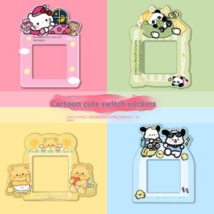 Hình dán công tắc hoạt hình dễ thương hộ gia đình ổ cắm khung phong cách đơn giản sáng tạo chuyển đổi bảo vệ Bìa PVC nhãn dán tường trang trí