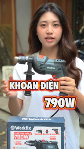 Máy Khoan Điện WORKFIX WF-ED790W Có Búa Khoan Tường Đầu Kẹp 13mm Công Suất 780w