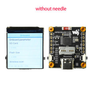 GAQQEE | 1.3" 240*240 IPS LCD ESP32-C6 Development Board ST7789 Driver WiFi Bluetooth Type-C 4MB Flash Low Power AIoT Development Module