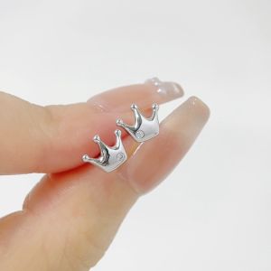 LAZO DIAMOND Little V.I.P Tiara Diamond Earrings in 9k White Gold