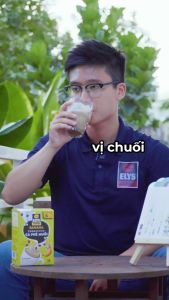 |Tặng 1 hộp Elys Coffee Latte Dâu| Elys Coffee - Combo 2 Hộp Cà Phê Hòa Tan Vị Chuối 3in1 | Hộp 255g x 15 túi