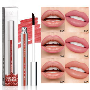【Jealous Girl】3Color Waterproof Lip Liner Peel Off Tattoo Lip Gloss Lasting Matte Lip Tint Contour Tear-off Makeup Stain Cosmetic