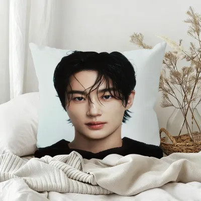 Popular Actors B-Byeon Woo Seok Pillow Case Bedroom Sofa Living Room Backrest Decoration Square Cushion Nap Time