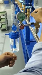 250ML MEDICAL OXYGEN HUMIDIFIER BOTTLE | Oxygen Therapy Accessories | Oxygen Regulator Humidifying Bottle | With Oxygen Flow Meter | High - Quality Build | Durable | Easy to Use | Lightweight | Best Seller