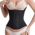 Latex Waist Trainer U-Shaped Abdomen Shaper Underwear Full Body Sculpting Vest Supportive Back Protector Large Size. 