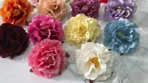 8/15Pcs Artificial Peony Flower Head for Home Room Wedding Decoration Fake Flower Wall Arrangement Accessories DIY Decoration