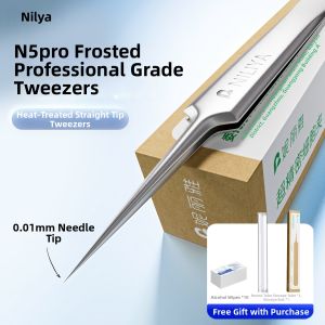Precision Blackhead Remover and Eyebrow Tweezers Set Professional Beauty Salon