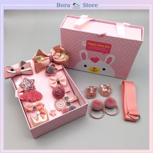 Bộ kẹp tóc dây buộc tóc dễ thương phong cách Hàn Quốc