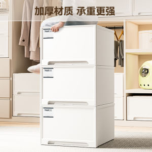 Transparent Plastic Storage Box Drawer Style Clothes Underwear Organizer Cabinet Home Wardrobe Storage Bin Bedroom Organizer