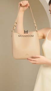 MOSSDOOM Rhiny Bag กระเป๋าสะพายไหล่สตรีสไตล์แฟชั่นเรียบง่าย