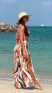 ＜1225＞  Áo Tắm Nữ 2024 Bộ Đồ Bơi Ba Mảnh Quần Bikini Âu Mỹ Mới Купальник Bán Buôn