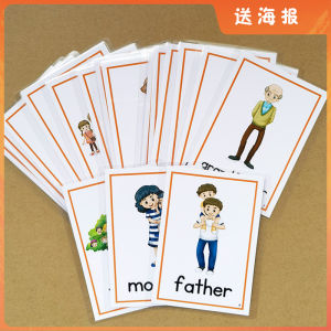 Family English Card: Address Vocabulary & Early Education Teaching Aids