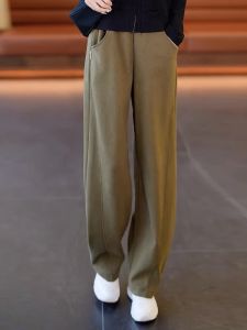 Big Sale Leak-Picking Counter Withdraw Spring & Fall Winter Banana Pants Womens Loose Pants Velvet Padded plus Size Casual Sports Straight Pants