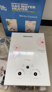 Gas Water Heater Matrix Pemanas Air Gas W01 W02