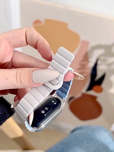 Dây Đeo Từ Tính + Ốp TPU Mềm Cho Xiaomi Smart Band 10 Dây Silicon Cho Xiaomi Mi Band 10 9