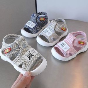 Baby Summer Slip-On Shoes Soft Bottom Anti-Slip Walkers for 1-2 Years Old Boys And Girls Comfortable Cloth Shoes for Toddlers