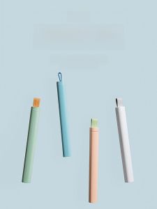 Portable Travel Toothbrush Storage Box Small Sized Carry-On Dental Kit with Lid Compact Organizer for Brushes And Toothbrushes