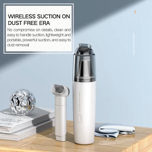 Portable Wireless Handheld Vacuum Cleaner for Car & Home | Strong Suction USB Rechargeable Dust Remover | Mini Cordless