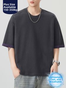 BINHANG | Cool Breathable Comfort Large Size Mens T-Shirt