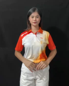 เสื้อคอปกพิมพ์ลายทรงตรงสามารถใส่ได้ผู้หญิงและผู้ชาย สีสวยสดใส