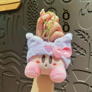 Hoạt Hình Ngôi Sao Kirby Series Móc Khóa Sanrio Hello Kitty Giai Điệu Kuromi Ba Lô Dễ Thương Trang Trí Cho Trẻ Em Quà Tặng Sinh Nhật