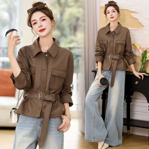 OUCAO | High-end Retro Design PU Jacket