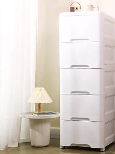 Slim Multi-tier Drawer Storage Cabinet for Narrow Spaces