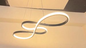 【STAR】Modern LED Chandelier Light Dining Ceiling Lights with Remote Tricolor for Room Hanging Lamp