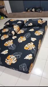 Sprei Karet Anti Badai Set Bantal Nomor 2 Ukuran 160x200x19 Bahan Katun Adem Tidak Panas Tidak Mudah Luntur Bisa digunakan Pada Ketebalan Kasur 10 15 20 cm Murah