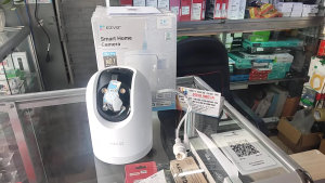 Camera Ezviz Wifi Ngoài trời H265 Ống kính 4mm Hồng ngoại 30m Đàm thoại 2 chiều - H8C Pro 4.0MP