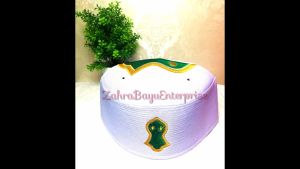 KOPIAH LOGO CAPAL NABI HITAM & PUTIH ( New Design ) - Lazada