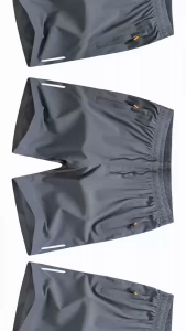 ARUILINE กางเกงชายคาซูแอลฤดูร้อนผ้าเบาหย่อมหากัดได้ง่าย กางเกงสั้นพื้นที่น้ำ/กีฬา