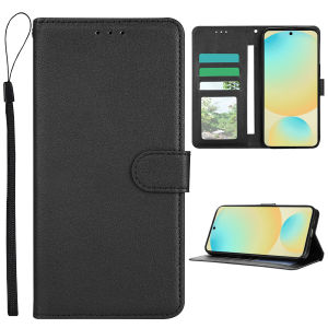 Wallet With Card Slot Kickstand Magnetic Flip Leather Case For Samsung Galaxy S26 Ultra S25 FE S24 Plus A07 A16 A17 A36 A55 A56