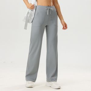 CJLINDF | Leg Lengthening Straight Fit Wide Leg Pants
