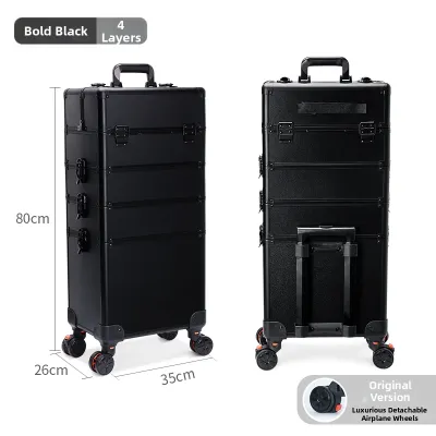EDGAR | Removable Multi-layer Aluminum Tool Box With Wheels