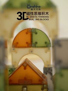 MALOTOYS - ONSHINE 3D Magnetic Blocks 25/47 Pcs Geometry Building Block Building Mainan DIY Susun Balok Geometri Magnet Anak Malo Toys