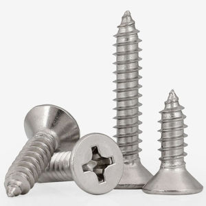 M2 M2.2 M2.6 M3 M3.5 316 Stainless Steel Cross Countersunk Head Self-tapping Screws Flat Head Phillips Wood Screw