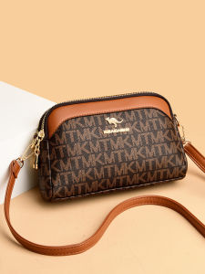 Fashionable Small Crossbody Bag for Middle-Aged Mothers And Grandmothers Single Shoulder Bag Shell Shape Soft PVC Material