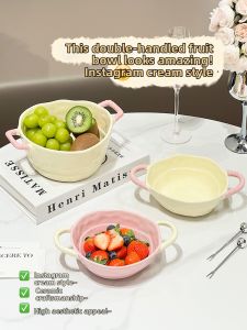 XIAOHUANGLU | Đĩa Trái Cây và Đồ Ăn Nhẹ Gốm Sứ