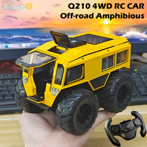 4WD RC Car 1:24 Car Model All-terrain Doors Opened Alloy Sound Light High Speed Shock Absorption Off Road Vehicle Toys for Kids