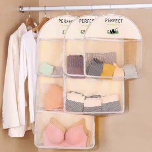 M.G.【Ready in Stock】 Underwear Storage Bag Wall Hanging Large Capacity Multifunctional Socks Storage Bag