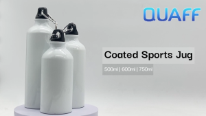 MP00 QUAFF Sublimation Coated Printable Sports Jug White 750ml | 600ml | 500ml