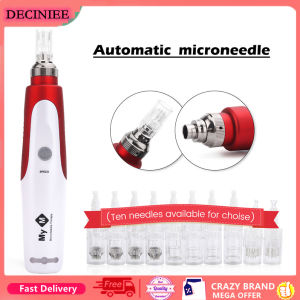 Electic Microneed-le Pen Dr Pen With 12Pcs MicroNeed-le Exfoliating Shrink Pores Device Electric Micro Rolling Derma Pen